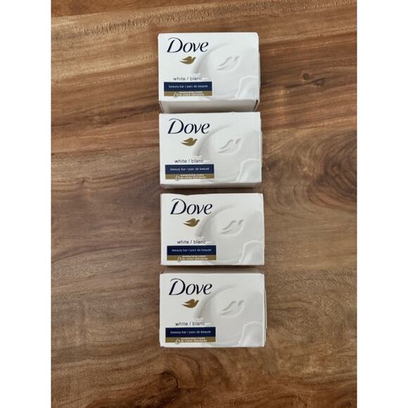 Dove White Beauty Bar Soap Moisturizing 3.75oz- Lot of 4- New in Box, Sealed - Picture 1 of 5